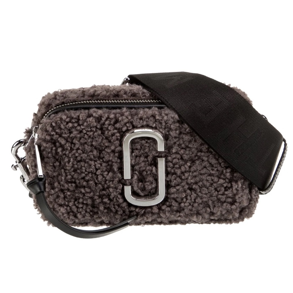 Marc Jacobs Snapshot Teddy Bag with Black Strap